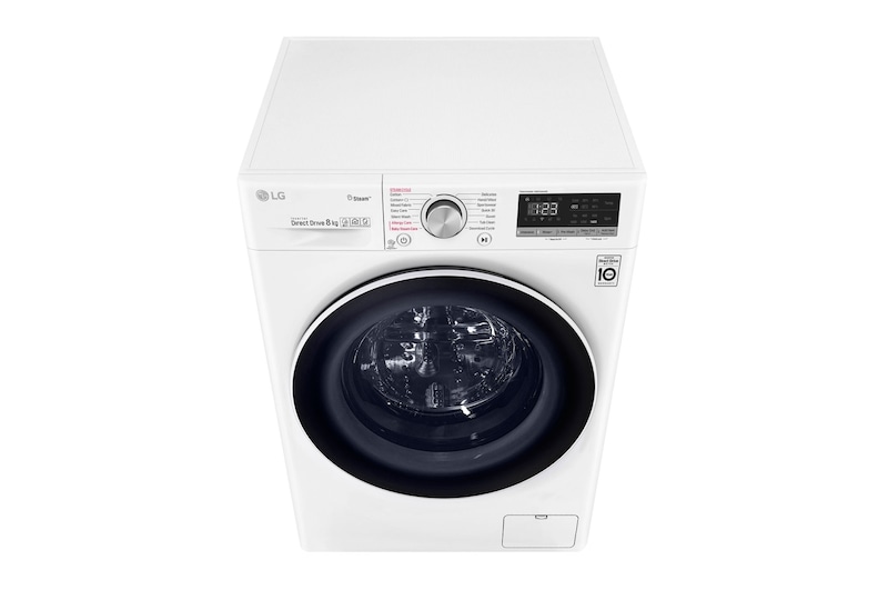 LG Waschmaschine | 8 kg | Energieeffizienzklasse* D | AI DD™ | Steam, F4WV408S0