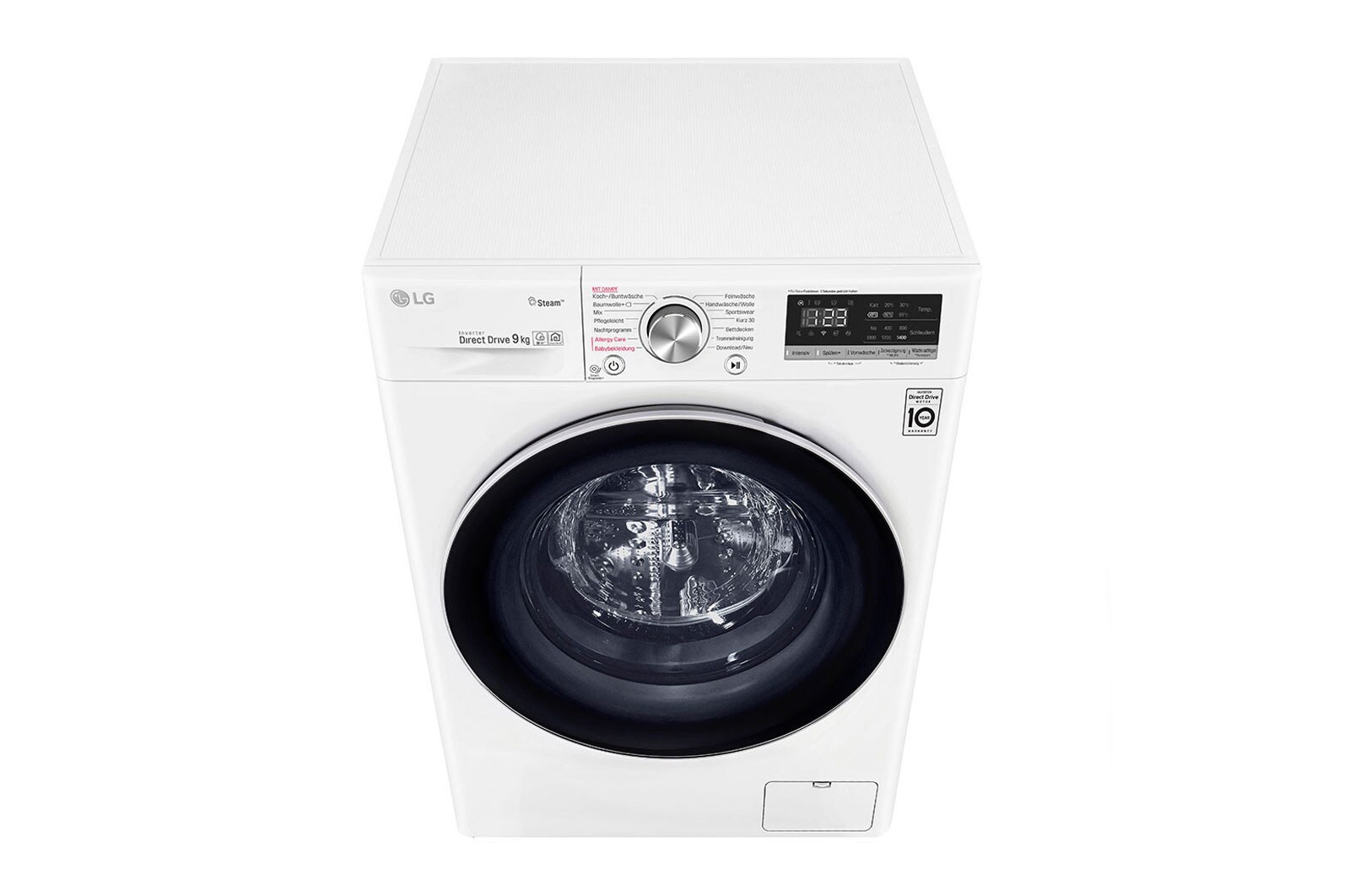 LG Waschmaschine mit 9kg Fassungsvermögen, AI DD™ und Steam, F4WV409S1