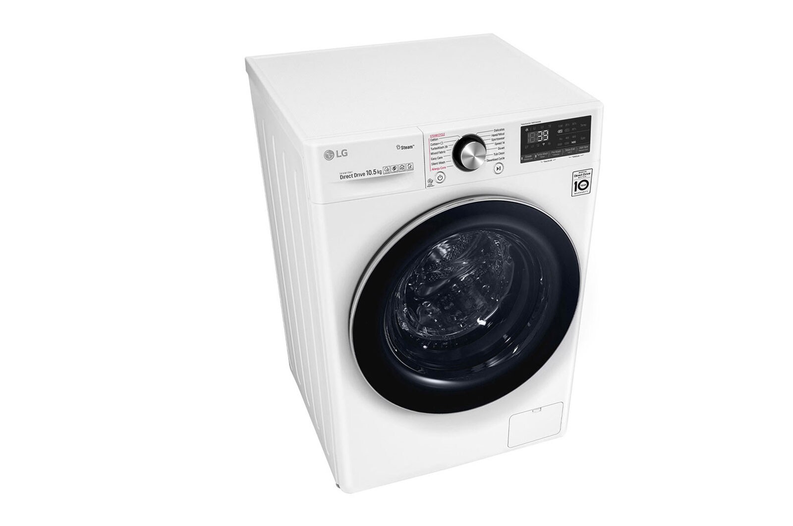 LG Waschmaschine | 10,5 kg | AI DD™ | Steam+™ | TurboWash™360° , F4WV910P2