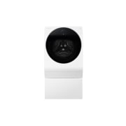 Vorderseite von LG SIGNATURE TWINWash™ Waschtrockner | 12 kg + 2 kg Waschen | 7 kg Trocknen | A -50% | TrueSteam™ | Inverter DirectDrive™  LSWD100W