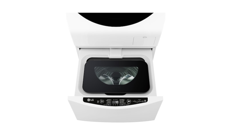 LG TWINWash™ Mini-Waschmaschine I 2 KG Toplader I Zubehör zu einer Hauptmaschine aus der TWINWash™ Serie I Ideal für kleine, alltägliche Wäsche, Feinwäsche und empfindliche Kleidung, T7WM2Mini