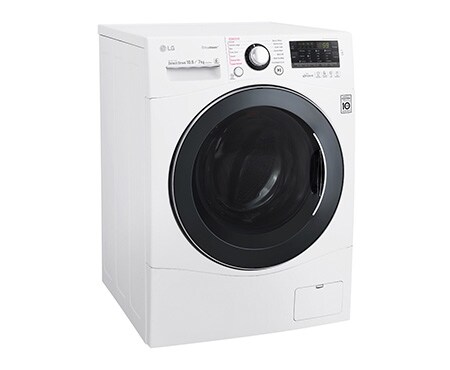 LG Waschtrockner mit ECO Hybrid System, NFC und 6 Motion DIRECT DRIVE™. 10,5 Kg Waschen / 7 kg Trocknen., F14A8JDH2NH