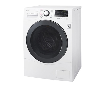 LG Waschtrockner mit ECO Hybrid System, NFC und 6 Motion DIRECT DRIVE™. 10,5 Kg Waschen / 7 kg Trocknen., F14A8JDH2NH