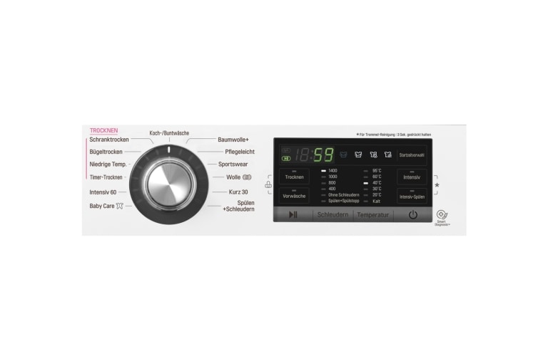 LG Waschtrockner mit 6 Motion DirectDrive™-Technologie. 8 kg Waschen / 5 kg Trocknen, F14G6TDM2NH
