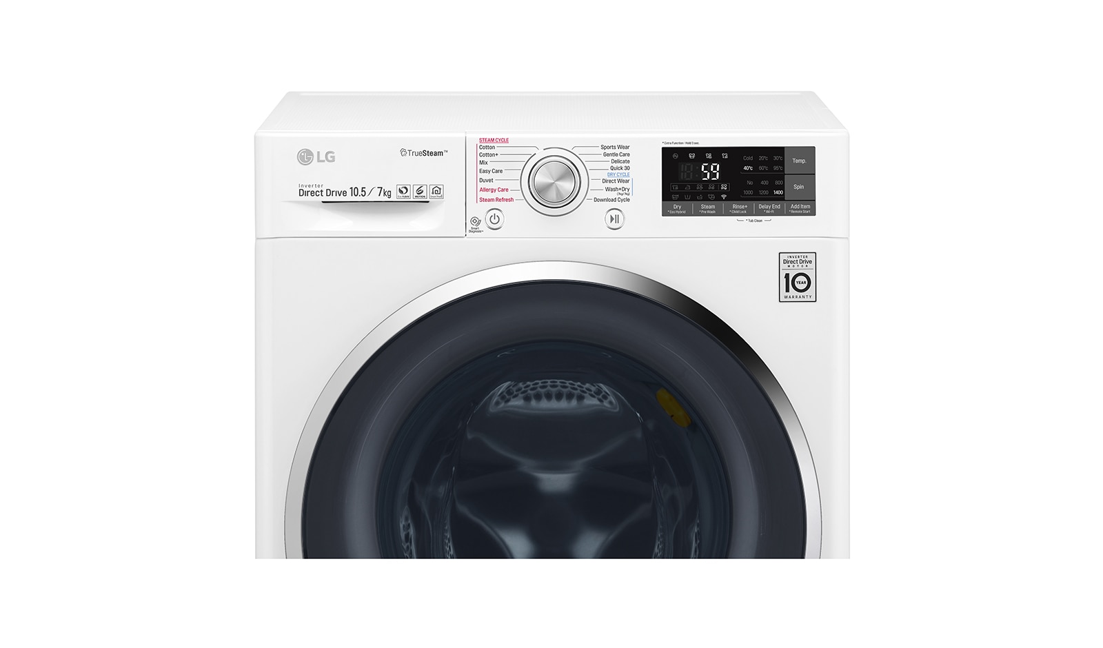 LG Waschtrockner mit 6 Motion DirectDrive™-Technologie. 9 kg waschen / 6 kg trocknen, F14WD96TH2
