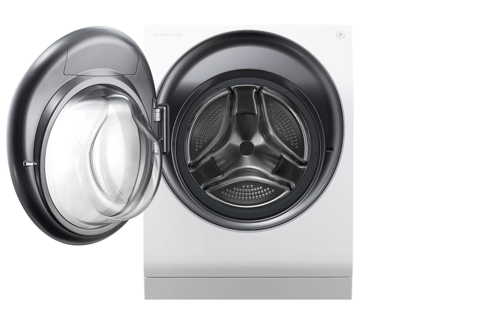 LG SIGNATURE Waschtrockner mit 1.600 U./Min. | 12 kg | 7 kg Trocknen | EEK A | Steam | Inverter DirectDrive®️, LSWD100X