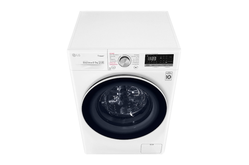 LG Waschtrockner | 8 kg Waschen/ 5kg Trocknen | AI DD™ | Steam, V4WD85S0