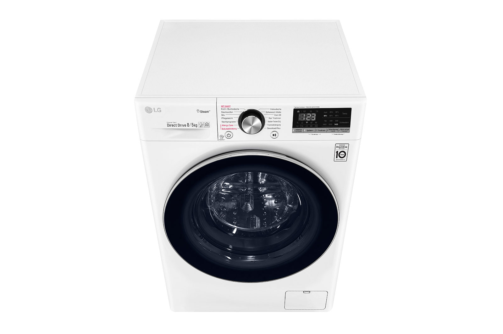 LG Waschtrockner | 8 kg Waschen/ 5kg Trocknen | AI DD™ | Steam, V6WD85S2