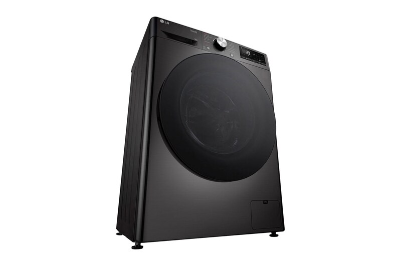 LG Waschmaschine Schwarz Slim Fit (A-10%*, 9 kg, 1.160 U./Min.) mit AI DD® & TurboWash®360° | F2V7SLIM9B, F2V7SLIM9B