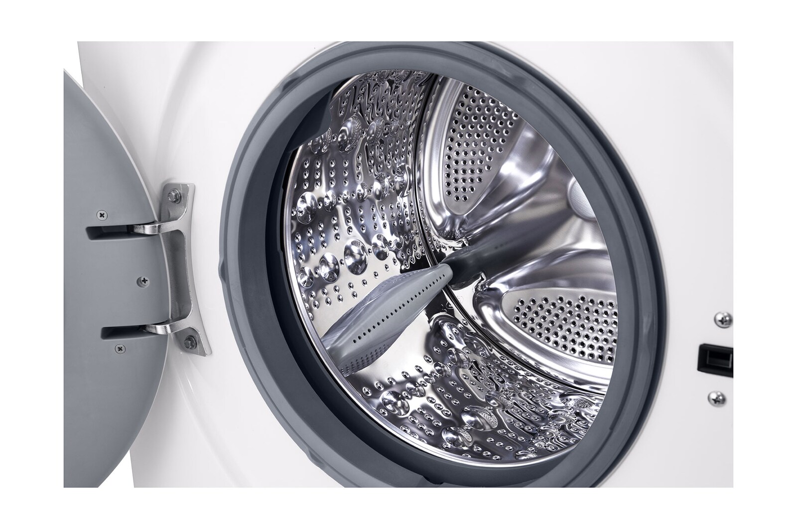 LG Waschmaschine Essence White (A, 9 kg, 1.310 U./Min.) Unterbaufähig mit Steam & Inverter Direct Drive® | F4WB3095, F4WB3095