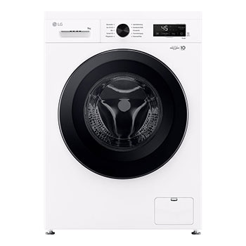 Vorderseite von Waschmaschine Essence White (A, 9 kg, 1.310 U./Min.) Unterbaufähig mit Steam & Inverter Direct Drive® | F4WB3095 F4WB3095