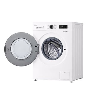 LG Waschmaschine Essence White (A, 9 kg, 1.310 U./Min.) Unterbaufähig mit Steam & Inverter Direct Drive® | F4WB3095, F4WB3095