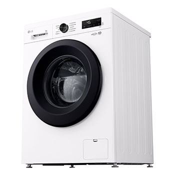 LG Waschmaschine Essence White (A, 9 kg, 1.310 U./Min.) Unterbaufähig mit Steam & Inverter Direct Drive® | F4WB3095, F4WB3095