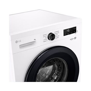 LG Waschmaschine Essence White (A, 9 kg, 1.310 U./Min.) Unterbaufähig mit Steam & Inverter Direct Drive® | F4WB3095, F4WB3095