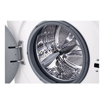 LG Waschmaschine Essence White (A, 9 kg, 1.310 U./Min.) Unterbaufähig mit Steam & Inverter Direct Drive® | F4WB3095, F4WB3095