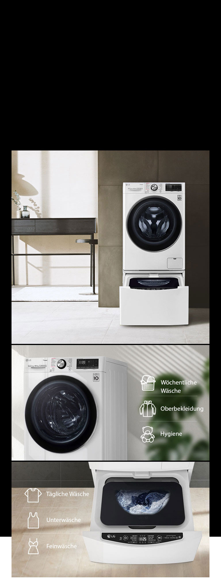 Mit TWINWash™ Mini erhältlich