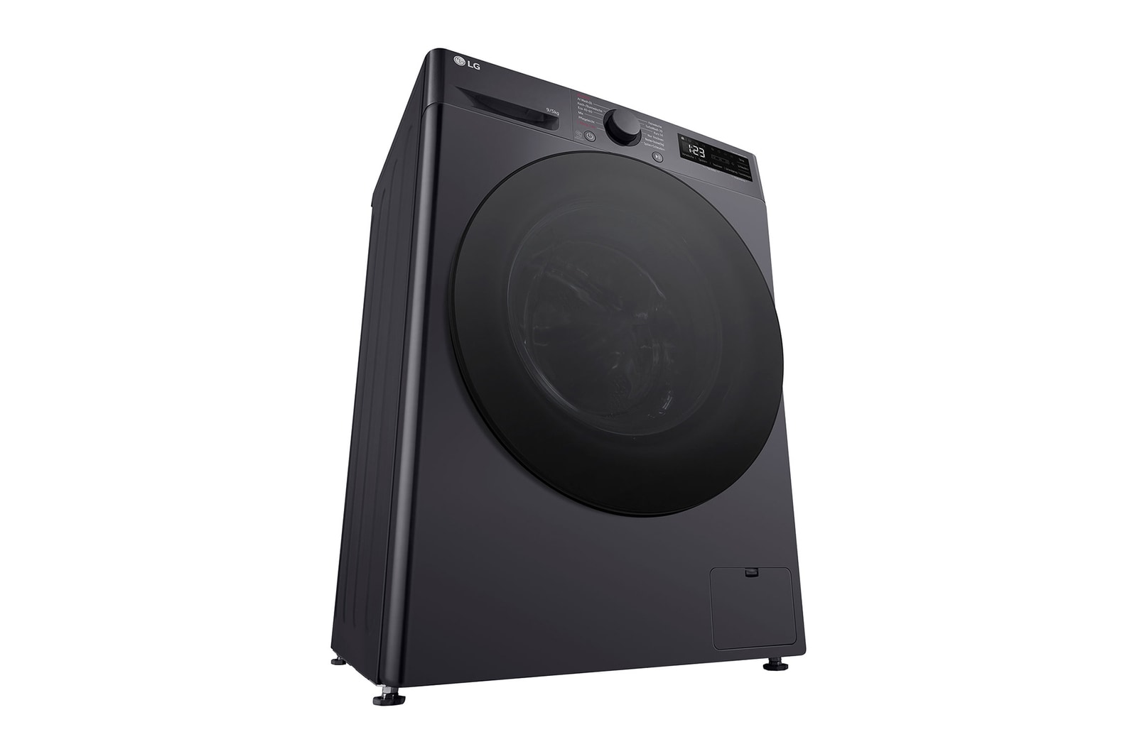 LG Slim Waschtrockner Schwarz (E/A, 9 kg / 5kg, 1.160 U./Min.) mit Steam & TurboWash® 360° | V5WD95SLIMB, V5WD95SLIMB