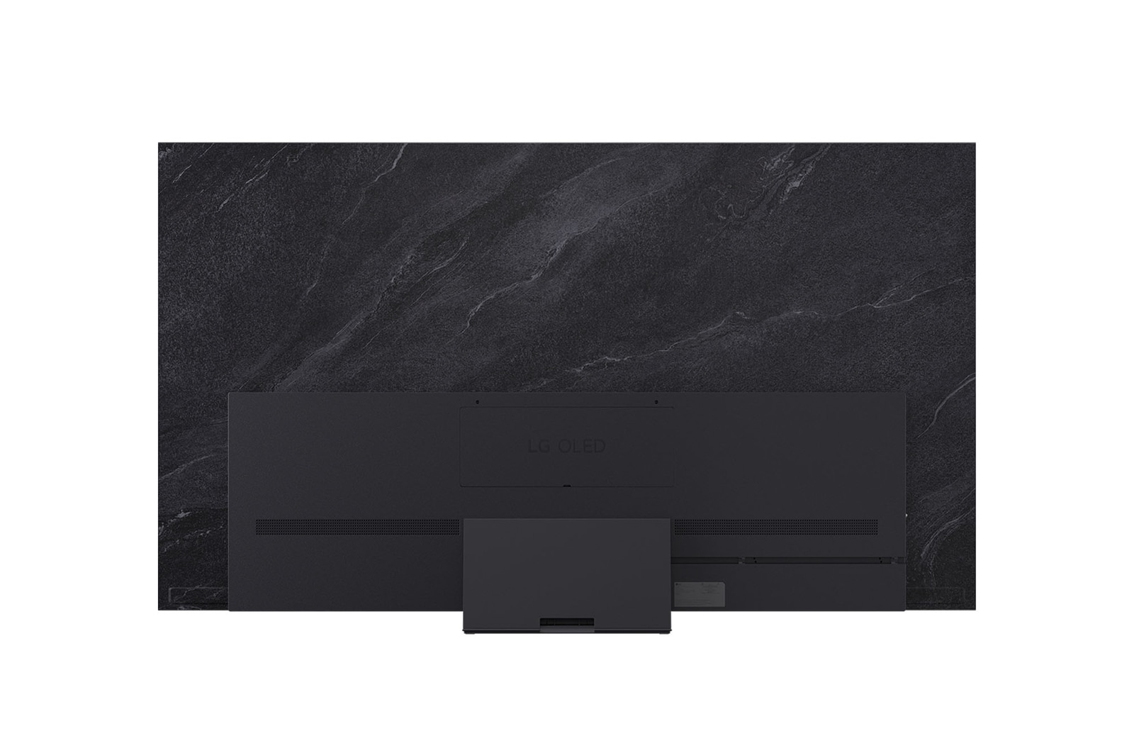 Vue arrière de la Smart TV LG OLED evo AI C5 4K.