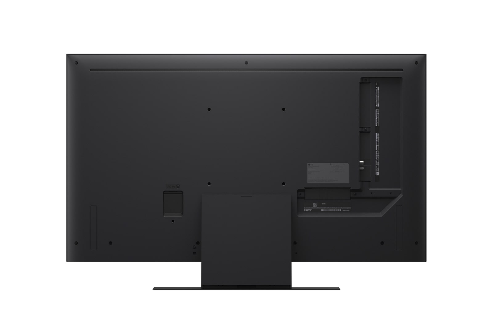 Vue arrière de la TV LG QNED evo QNED85