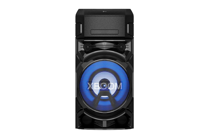 LG XBOOM|Système High Power|Bluetooth|Lecteur CD|Boomer 8’’ | Lumières multicolores |Fonctions DJ & Karaoké, ON5