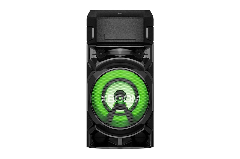 LG XBOOM|Système High Power|Bluetooth|Lecteur CD|Boomer 8’’ | Lumières multicolores |Fonctions DJ & Karaoké, ON5