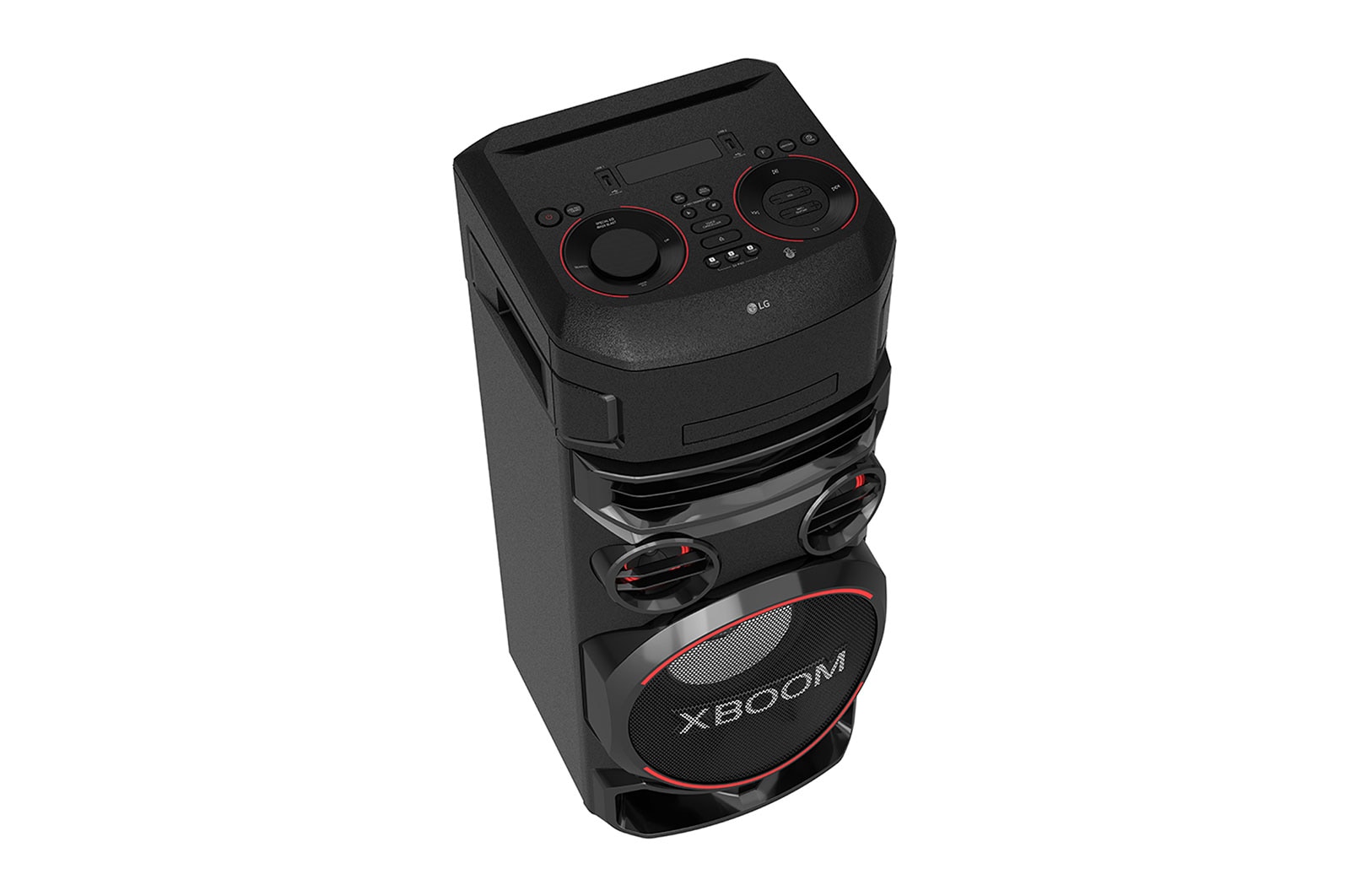 LG XBOOM | Système High Power | Bluetooth | Lecteur CD | Boomer 8’’ | Lumières multicolores | Fonctions DJ & Karaoké, ON7