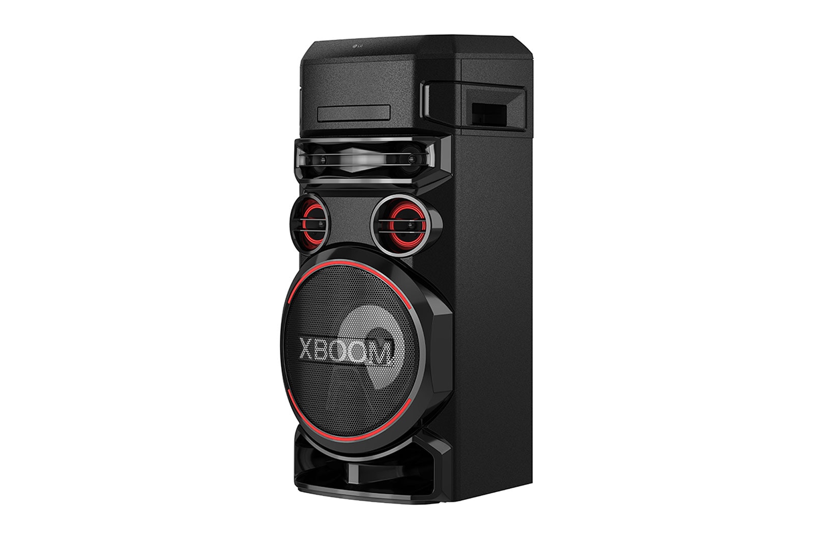 LG XBOOM | Système High Power | Bluetooth | Lecteur CD | Boomer 8’’ | Lumières multicolores | Fonctions DJ & Karaoké, ON7