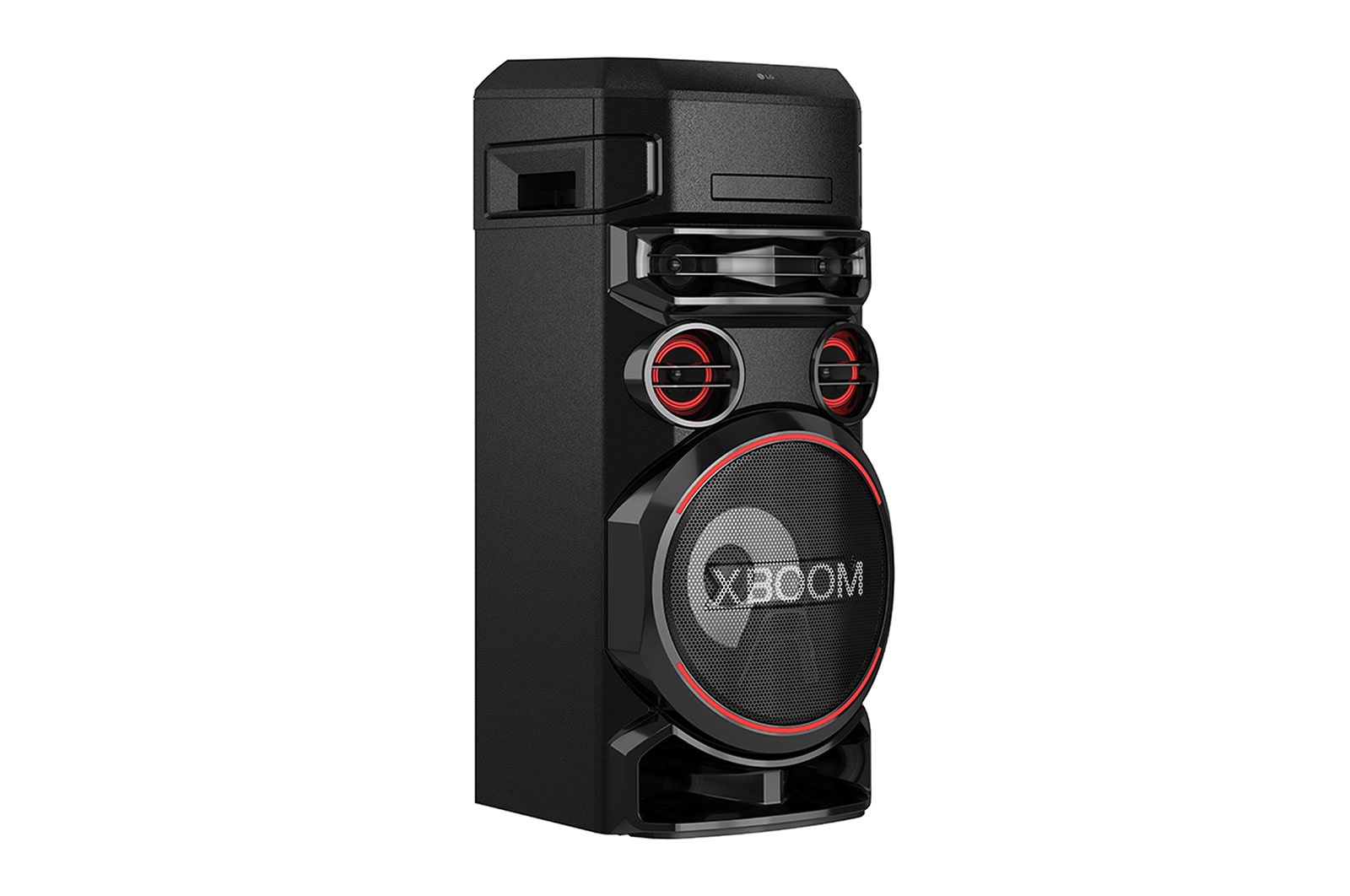 LG XBOOM | Système High Power | Bluetooth | Lecteur CD | Boomer 8’’ | Lumières multicolores | Fonctions DJ & Karaoké, ON7