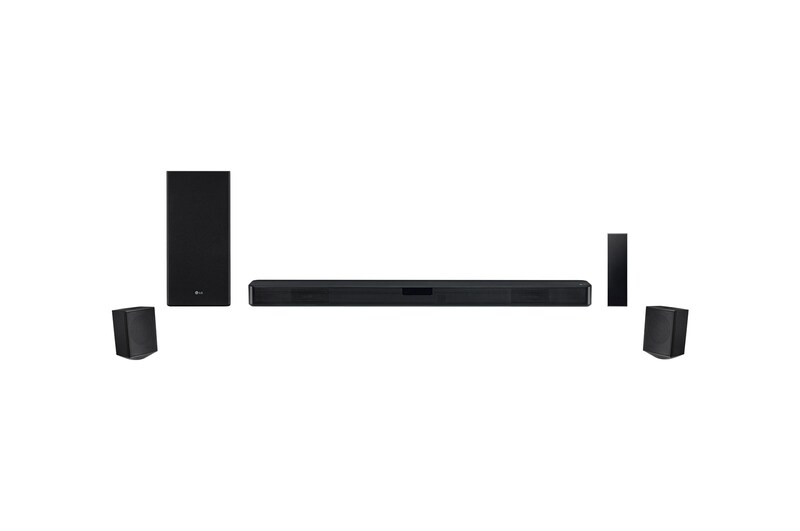 Vue avant de 4.1 Soundbar de 520 watts avec subwoofer sans fil SL5R