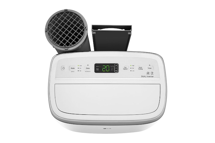 LG 11 000 BTU (Capacité de refroidissement : 35 ℃/HR 80%) Climatiseur mobile Wi-Fi intelligent à double onduleur, PA11WS