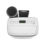 LG 11 000 BTU (Capacité de refroidissement : 35 ℃/HR 80%) Climatiseur mobile Wi-Fi intelligent à double onduleur, PA11WS