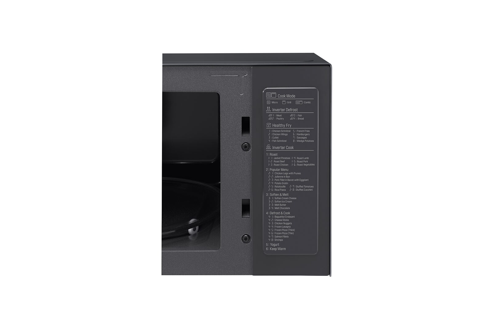 LG Micro-ondes avec technologie Smart Inverter | Gril à quartz I Capacité 25 litres | Puissance : 1000 watts | MH6565CPB, MH6565CPB