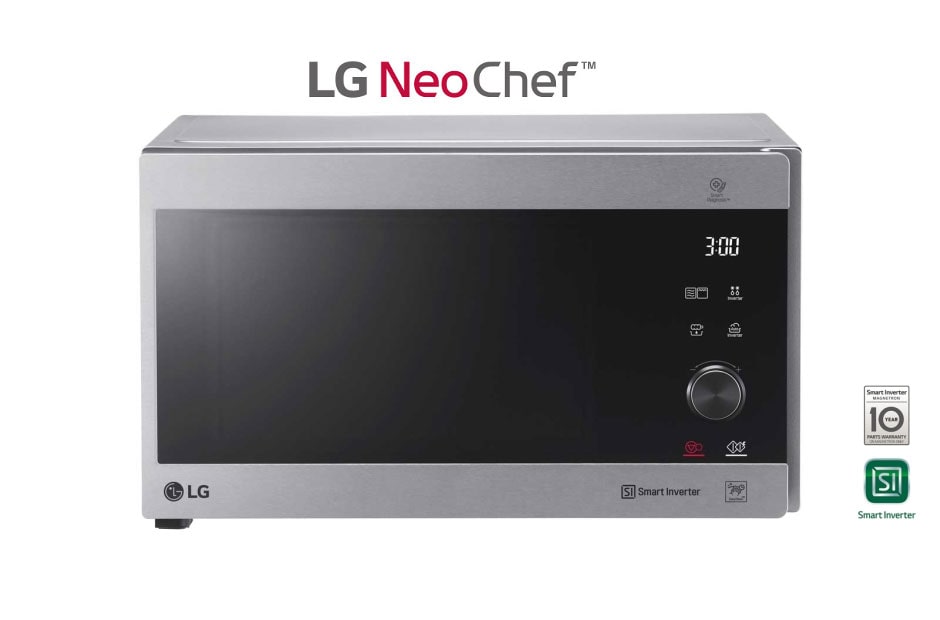 LG Micro-ondes avec technologie Smart Inverter, gril à quartz et capacité de 25 litres et technologie I-Wave, MH6565CPS