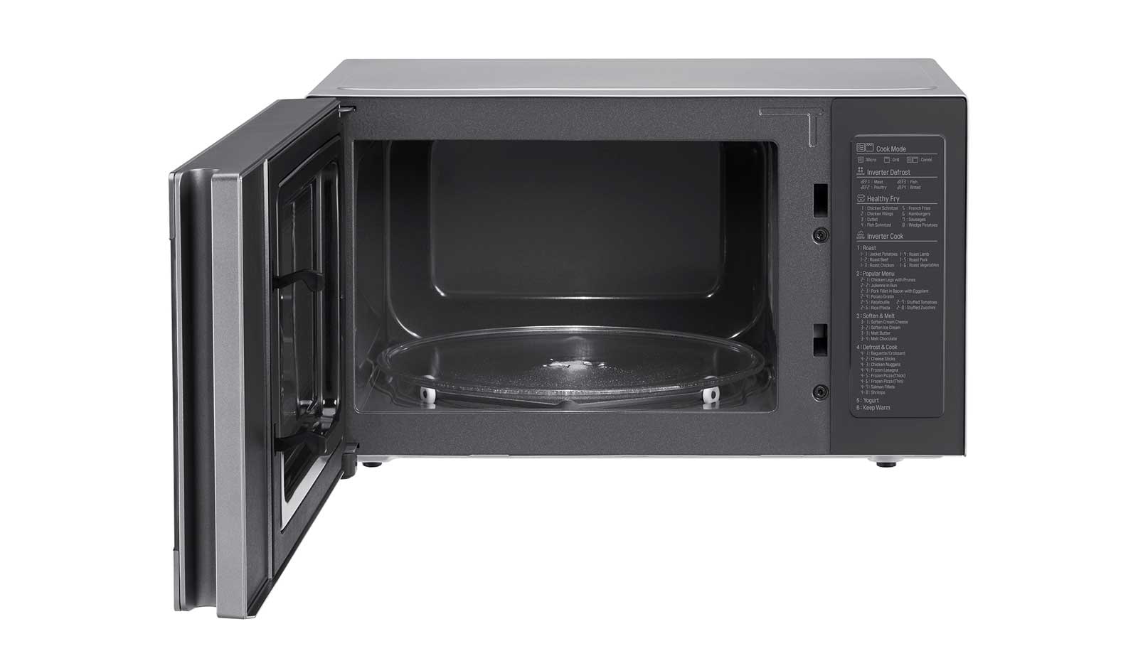 LG Micro-ondes avec technologie Smart Inverter, gril à quartz et capacité de 25 litres et technologie I-Wave, MH6565CPS