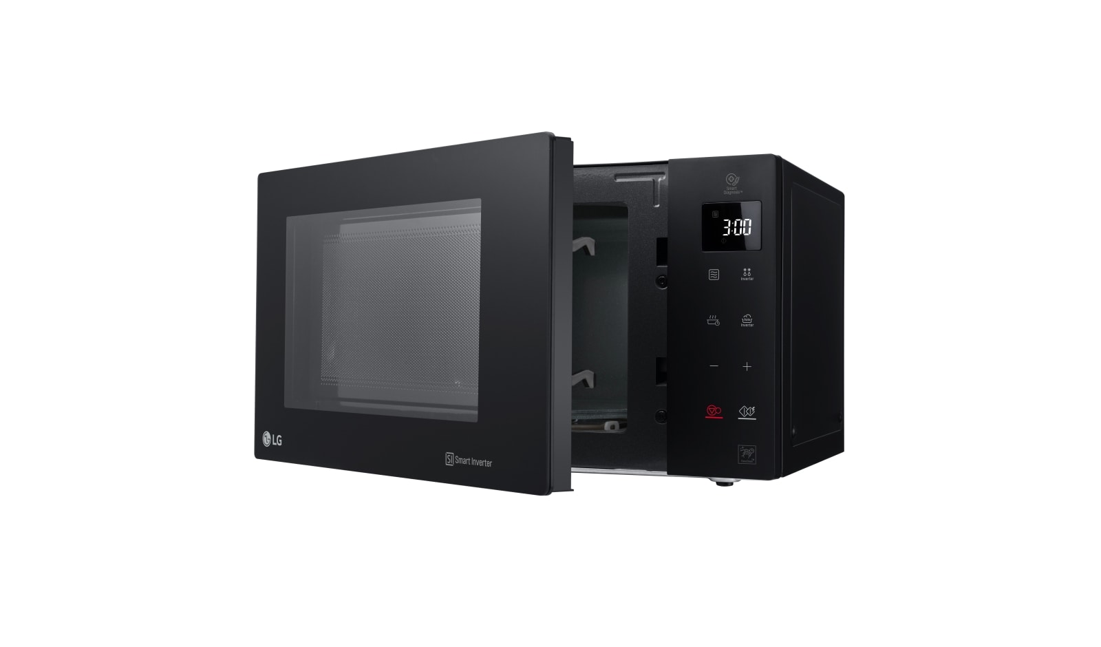 LG Micro-ondes avec technologie Smart Inverter & I-Wave, capacité de 23 litres et revêtement Easy Clean™, MS2336GIB