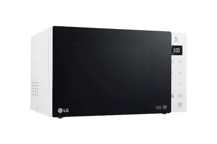 LG Micro-ondes avec technologie Smart Inverter, capacité de 23 litres et technologie I-Wave, MS23NECBW