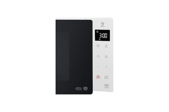 LG Micro-ondes avec technologie Smart Inverter, capacité de 23 litres et technologie I-Wave, MS23NECBW