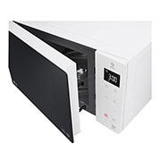 LG Micro-ondes avec technologie Smart Inverter, capacité de 23 litres et technologie I-Wave, MS23NECBW