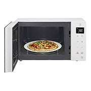 LG Micro-ondes avec technologie Smart Inverter, capacité de 23 litres et technologie I-Wave, MS23NECBW