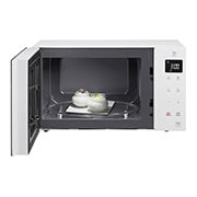 LG Micro-ondes avec technologie Smart Inverter, capacité de 23 litres et technologie I-Wave, MS23NECBW