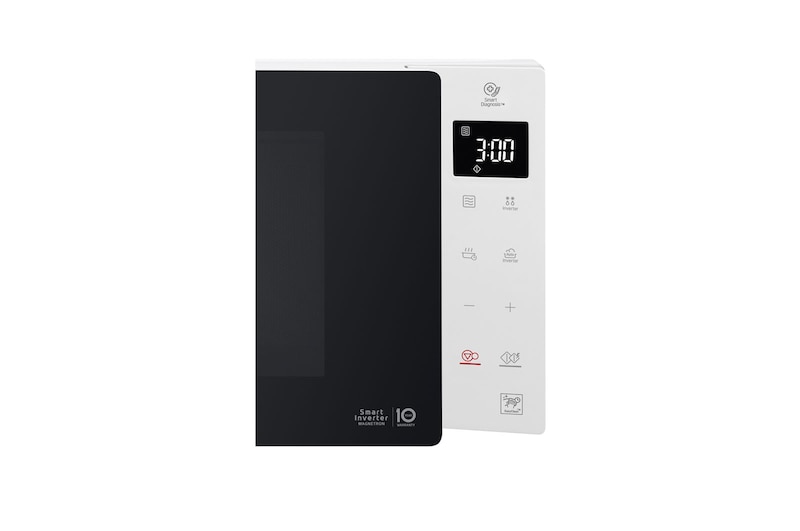 LG Micro-ondes avec technologie Smart Inverter, capacité de 23 litres et technologie I-Wave, MS23NECBW
