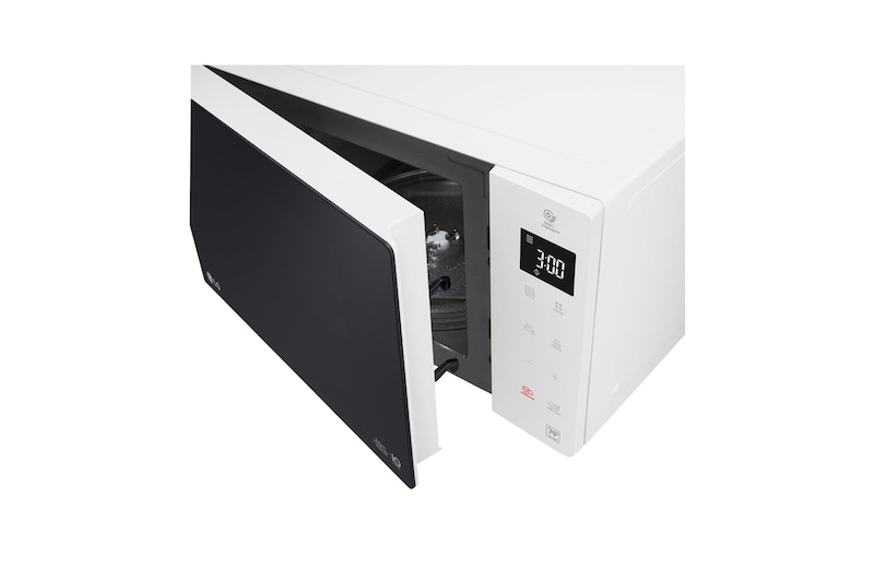 LG Micro-ondes avec technologie Smart Inverter, capacité de 23 litres et technologie I-Wave, MS23NECBW