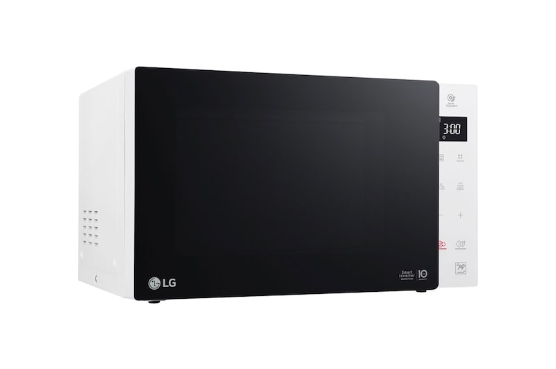 LG Micro-ondes avec technologie Smart Inverter, capacité de 23 litres et technologie I-Wave, MS23NECBW