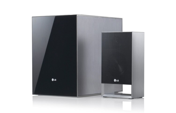LG 2.1 Home-cinéma 3D en design cubique avec lecteur Blu-ray 3D, WLAN intégré et LG Smart TV, BH5320F