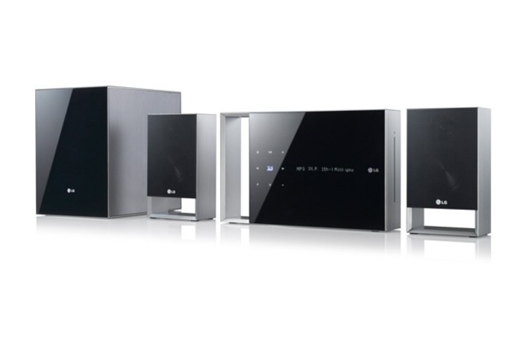 LG 2.1 Home-cinéma 3D en design cubique avec lecteur Blu-ray 3D, WLAN intégré et LG Smart TV, BH5320F