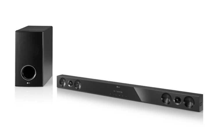 LG 2.1 Soundbar avec puissance de 300 watts, Dolby Digital et Subwoofer sans fil, NB3520A