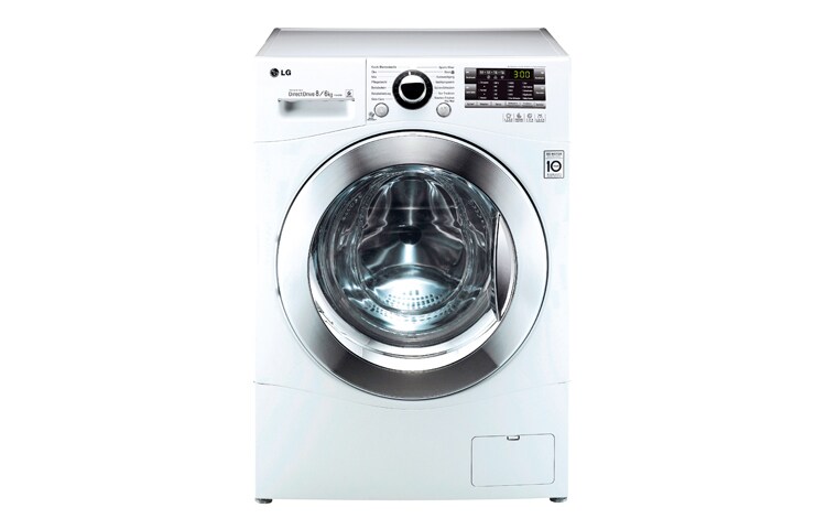 Vue avant de Lavante-Séchante Direct Drive™ | Capacité de lavage jusqu'à 8kg/séchage jusqu'à 6kg | blanc | Smart Diagnosis | 6 Motion F14A8YD