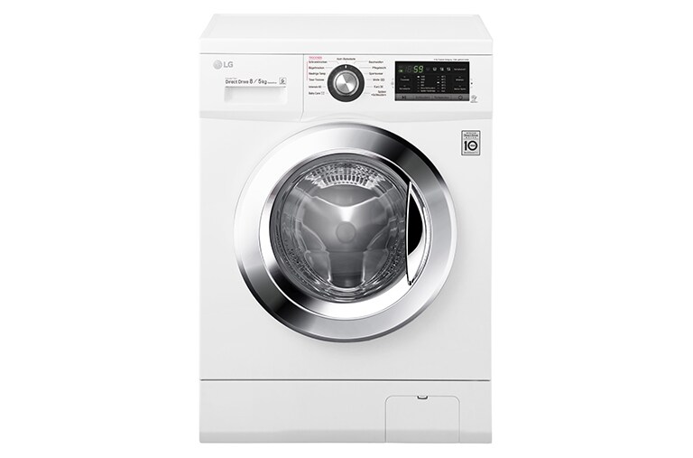Vue avant de Lavante-séchante 8/5KG |1400 tours | 6 Motion Direct Drive™ | Smart Diagnosis™ | Moteur Direct Drive™ garanti 10 ans F14G6TDM2NH