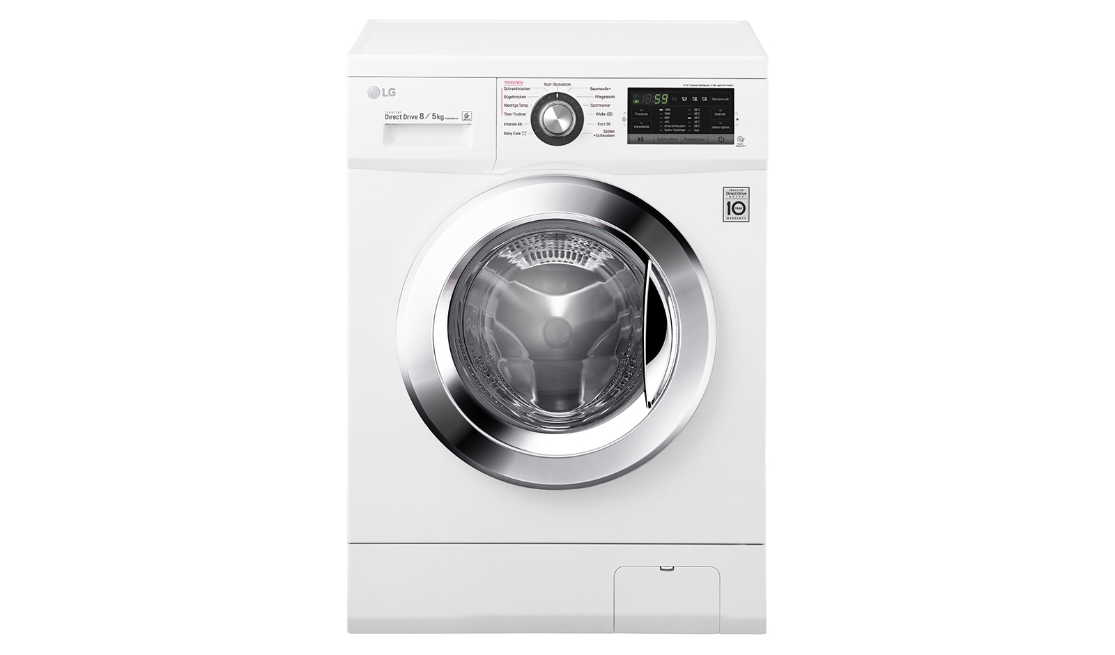 Vue avant de Lavante-séchante 8/5KG |1400 tours | 6 Motion Direct Drive™ | Smart Diagnosis™ | Moteur Direct Drive™ garanti 10 ans F14G6TDM2NH