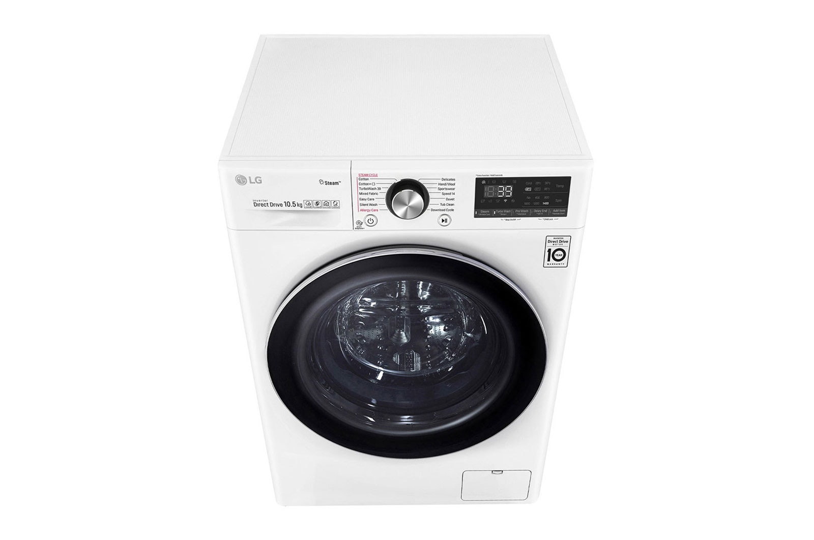 LG Lave-linge | 10,5 kg | AI DD™ | Steam+™ | TurboWash™360°, F4WV910P2